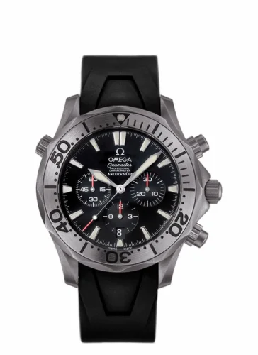 Omega Seamaster Diver 300M Automatic 41.5 Chronograph Titanium / Black / Bracelet / America’s Cup 2993.50.91 (29935091)